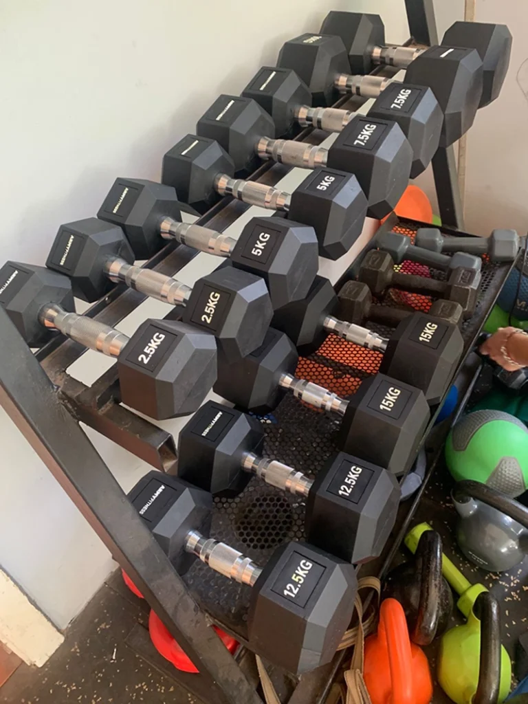 mancuernas de gimnasio