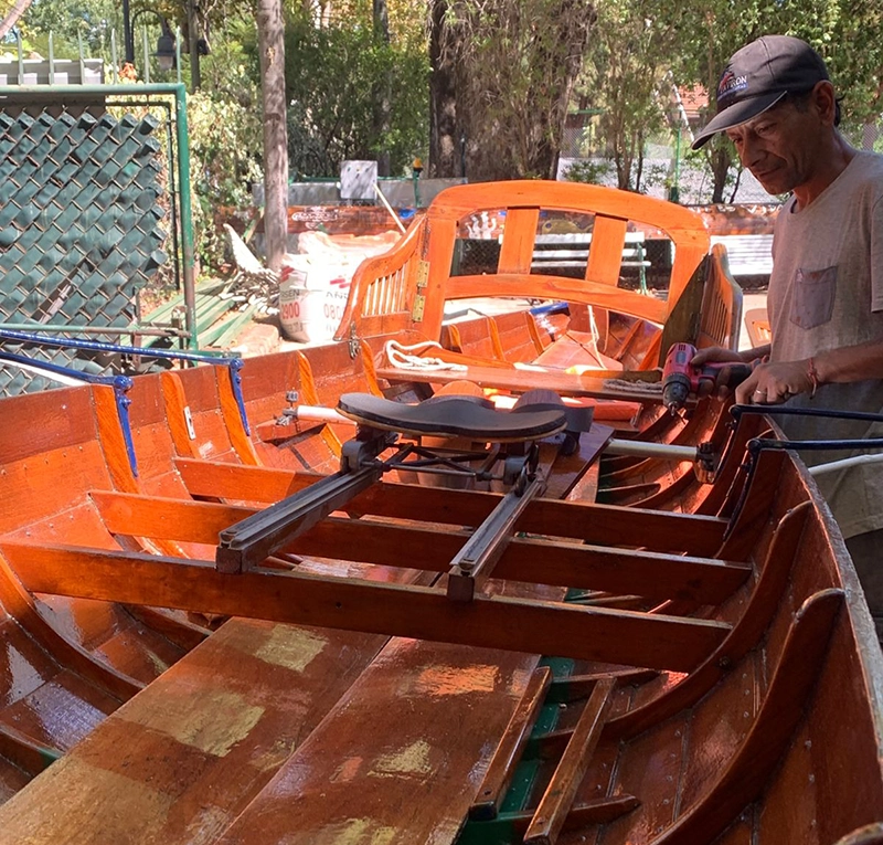 recupero de botes l'aviron