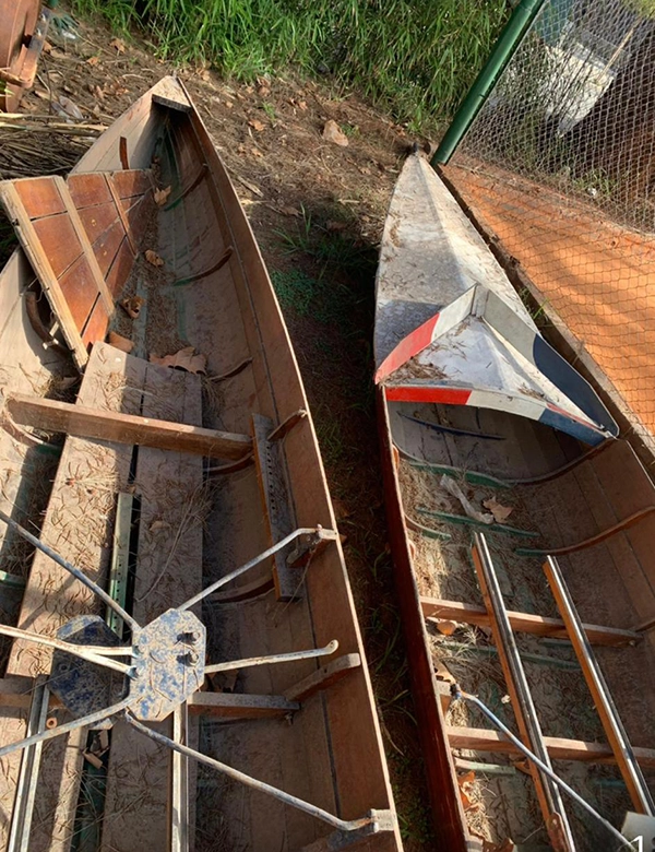 botes deteriorados L'Aviron