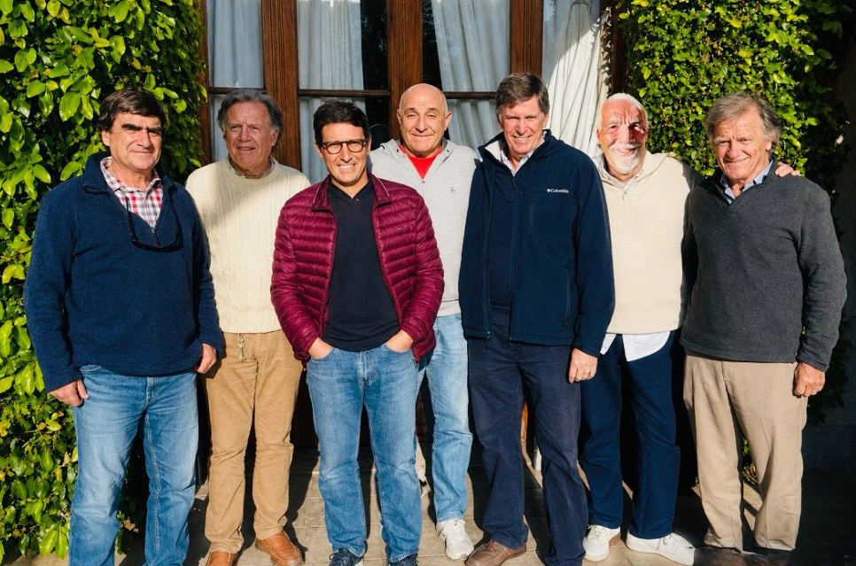 Visita de autoridades del Rowing Club a L'Aviron