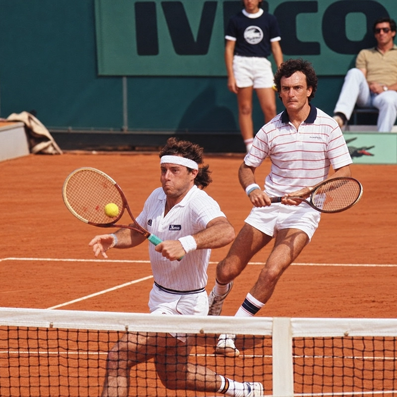 José Luis Clerc y Guillermo Vilas