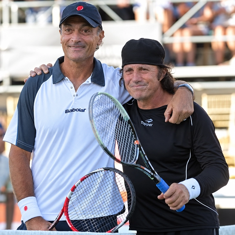 José Luis Clerc y Guillermo Vilas